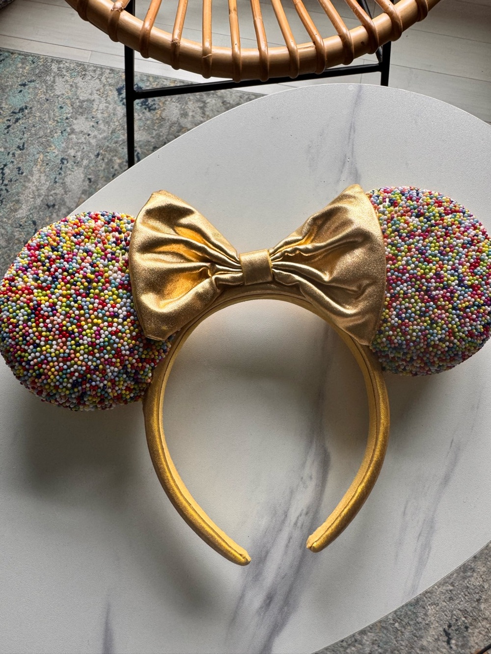 Baublebar Mickey Ears. Minnie Mouse Disney Confetti Ears Headband.